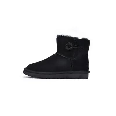 UGG Mini Bailey Button II Black 01