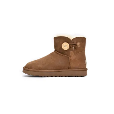 UGG Mini Bailey Button II Chestnut Brown 01