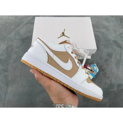  Air Jordan 1 Low White Brown 02