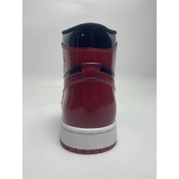 Air Jordan 1 High OG Bred Patent Patent Leather Black Red