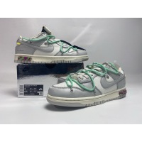 White Gray Green Purple 04 Nike Dunk SB Sneakers