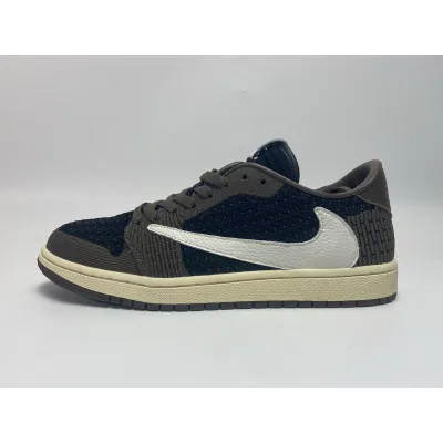 Travis Scott x Air Jordan 1 Low Flyknit OG TS SP  01