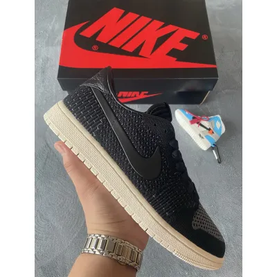 Air Jordan 1 Low Flyknit Black Guava Ice  02
