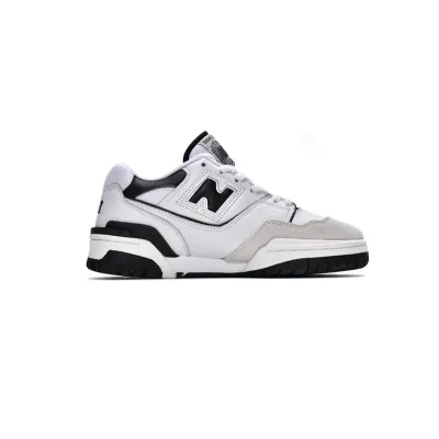New Balance 550 white and black