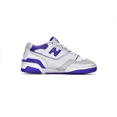 New Balance 550  White purple