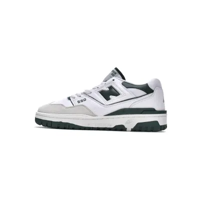 New Balance 550  White and green