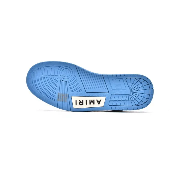 AMIRI Skel Top Low Whtie Blue