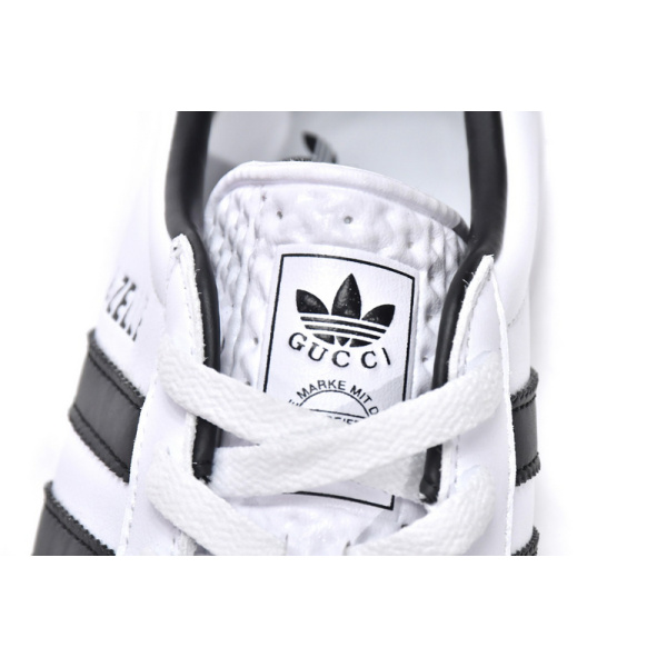 Gucci x adidas originals Gazelle White Black