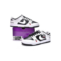 Supreme x Nike SB Dunk Low By Any Means Black White