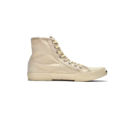 Balenciaga Paris High Destroyed - White