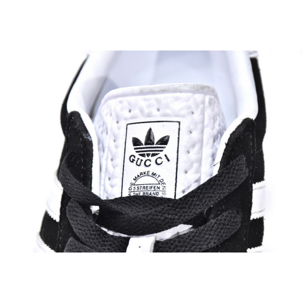 Gucci x adidas originals Gazelle Black White