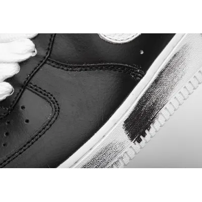 PEACEMINUSONE X Nike Air Force 1 Low Black White A 02
