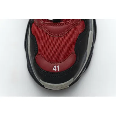 Balenciaga Triple S Black Red Grey