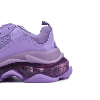 Balenciaga Triple S Purple Crystal Clear Sole Air Shoes