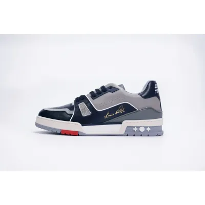 Louis Vuitton Trainer Black Grey 01