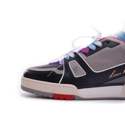 Louis Vuitton Trainer Black Pink Blue 02