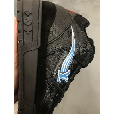 Louis Vuitton 20ss Trainer Black Blue 02