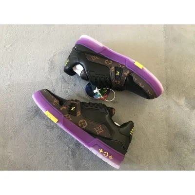 Louis Vuitton 20ss Trainer Black Purple 02