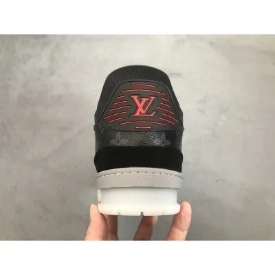 Louis Vuitton 20ss Trainer Black White Red 02