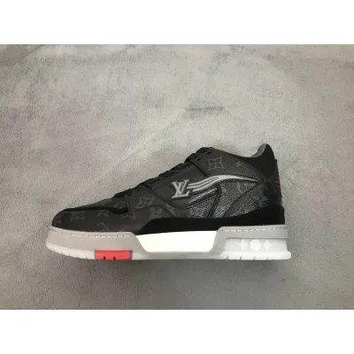 Louis Vuitton 20ss Trainer Black White Red 01