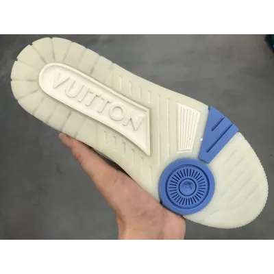 Louis Vuitton 20ss Trainer White Blue 02