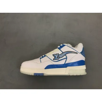Louis Vuitton 20ss Trainer White Blue 01