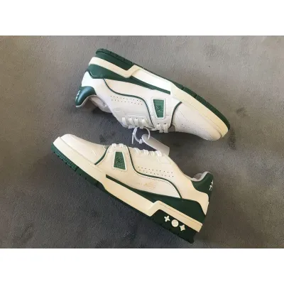 Louis Vuitton 20ss Trainer White Green 02