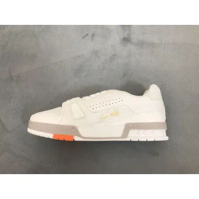 Louis Vuitton 20ss Trainer White Orange 01