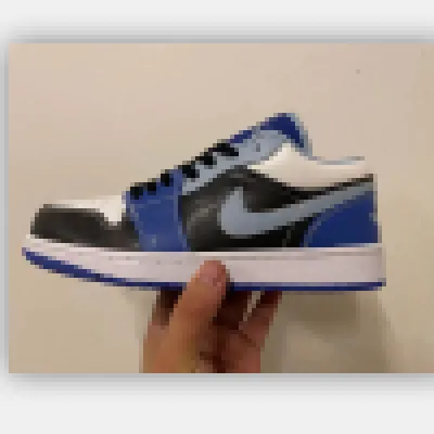 Air Jordan 1 Low White Blue Black 01