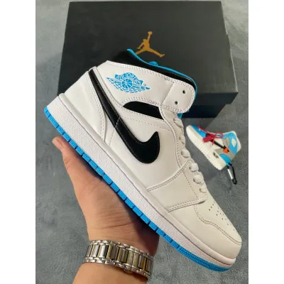 Air Jordan 1 Mid Laser Blue  02