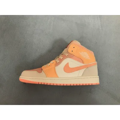 Air Jordan 1 Mid Apricot Orange  01