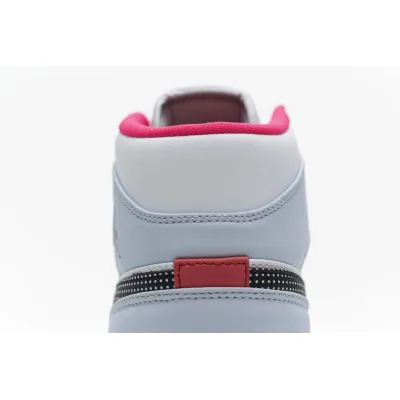 Air Jordan 1 Mid Half Blue Polka Dot  02