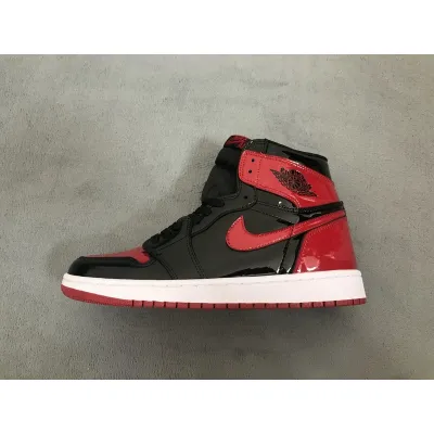 Air Jordan 1 High OG Bred Patent  01