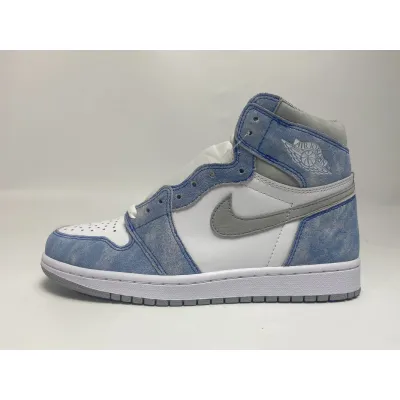 Air Jordan 1 High OG GS Wash North Carolan AA 02