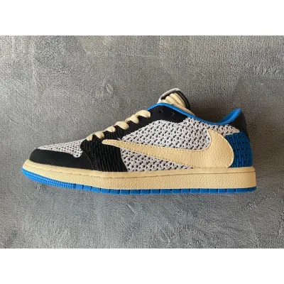 Travis Scott x Fragment Design x Air Jordan 1 Low Flyknit  01