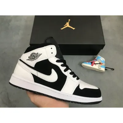 Air Jordan 1 Mid Tuxedo A 02