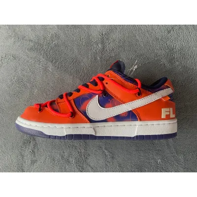 Off White x Futura x Dunk Low SB UNC Blue Orange OW 02