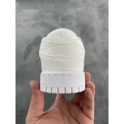 Dover Street Market x Nike Dunk Low Triple White 02
