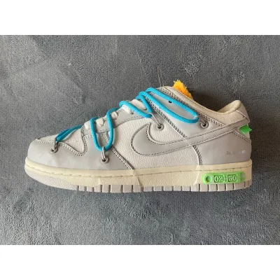 OFF WHITE X Nike Dunk SB Low White Green Blue  01