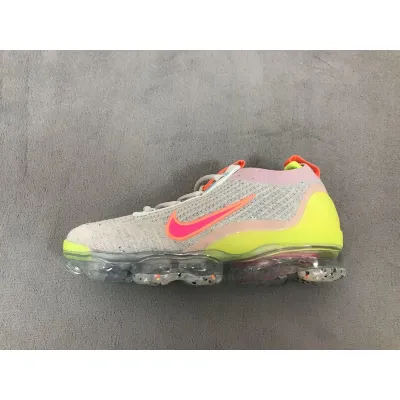 Nike Air VaporMax Flyknit 2021 Grey Red Green  01