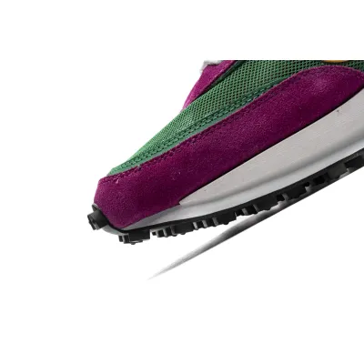 Sacai x Nike LDWaffle GreenPinkOrange