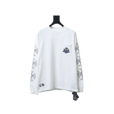 EM Sneakers Chrome Hearts CH 25ss Damaged Horseshoe Long Sleeve White 01